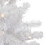 7.5' Pre-Lit White Georgian Pine Pencil Artificial Christmas Tree, Warm White LED Lights - IMAGE 3