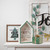 11.75" Green Merry Christmas 3-D House Wall Sign - IMAGE 2