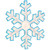 Lighted Snowflake Christmas Window Decoration - 16.75" - IMAGE 4