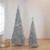 4' Silver Tinsel Pop-Up Artificial Christmas Tree, Unlit - IMAGE 2