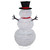 4' Lighted Pop-Up Snowman Outdoor Christmas Decoration - IMAGE 4