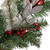 Pre-Lit Battery Operated Frosted Pine and Berries Christmas Garland - 6' x 9" - Cool White LED Lights - IMAGE 2