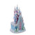 LED Battery Operated Snowy Ice Castle Christmas Decoration - 12" - IMAGE 1