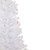 Pre-Lit Slim Woodbury White Pine Artificial Christmas Tree - 4' - Pink Lights - IMAGE 4