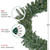 Real Touch™ Pre-Lit Granville Fraser Fir Artificial Christmas Wreath - 48" - Clear Lights - IMAGE 5