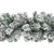 Flocked Madison Pine Artificial Christmas Garland - 9' x 10" - Unlit - IMAGE 3