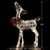 LED Lighted Standing Reindeer with Bow Outdoor Christmas Decoration -35" -  Warm White - IMAGE 5