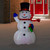 71" LED Lighted White Iridescent Twinkling Snowman Outdoor Christmas Decoration - IMAGE 2