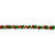 Jingle Bell Christmas Garland - 5' - Red, Green, Gold - IMAGE 3