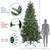Real Touch™ Pre-Lit Slim Granville Fraser Fir Artificial Christmas Tree - 10' - Clear Lights - IMAGE 6
