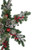 Pre-Lit Battery Operated Pine and Berries Snowflake Christmas Wreath - 32" - Warm White LED Lights - IMAGE 4