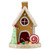 13" Gingerbread Candy House Christmas Decoration - IMAGE 1