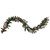 Pre-Lit LED Battery Operated Pre-Decorated Pine Christmas Garland - 6' x 10" - Warm White Lights - IMAGE 1