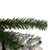20" Pre-lit Decorated Green Pine Artificial Teardrop Christmas Swag, Cool White LED Lights - IMAGE 3
