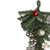 20" Pre-lit Decorated Green Pine Artificial Teardrop Christmas Swag, Cool White LED Lights - IMAGE 4