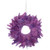 Layered Feather Christmas Wreath - 10" - Purple - Unlit - IMAGE 2