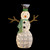 43" LED Lighted Snowman with Top Hat and Green Scarf Outdoor Christmas Decoration - IMAGE 3
