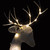 LED Lighted Glittered Reindeer Family Outdoor Christmas Decorations - 28" - White - Set of 3 - IMAGE 4