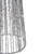 LED Lighted Glittered Outdoor Christmas Cone Tree - 23.5" - Silver - Set of 3 - IMAGE 4