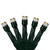 LED Micro Wide Angle Christmas Lights - Warm White - 32' Green Wire - 50ct - IMAGE 1