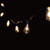 Edison Style Indoor Outdoor Patio Light Set - Clear -  9' Black Wire - 10ct