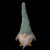 LED Lighted Plush Faux Fur Gnome Christmas Figure - 13.75" - Green - IMAGE 2