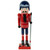 14" Blue and Red Wooden Christmas Ice Hockey Player Nutcracker - IMAGE 1