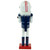 14" Red and White Wooden Christmas Nutcracker Football Player - IMAGE 5