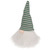 Striped Knitted Gnome Head Christmas Figure - 5.5" - Green - IMAGE 2