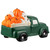 LED Lighted Pumpkin Hauling Vintage Truck Ceramic Fall Harvest Figure - 9.5" - IMAGE 4