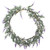 Pre-Lit Battery Operated Ombre Lavender Spring Wreath - 16" - White LED Lights