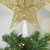 10" LED Lighted Gold Glittered Star Christmas Tree Topper, Warm White Lights - IMAGE 3