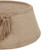 22" Beige Burlap with Rope Christmas Tree Collar - IMAGE 3