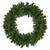 Mixed Beaver Pine Artificial Christmas Wreath - 36" - Clear Lights - IMAGE 1