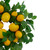 Lemons and Leaves Artificial Spring Wreath, Yellow - 18-Inch - IMAGE 3