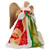 Lighted Angel with Golden Wings Christmas Tree Topper - 12" - Clear Lights - IMAGE 3