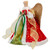 Lighted Angel with Golden Wings Christmas Tree Topper - 12" - Clear Lights - IMAGE 4