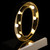 LED Lighted "NOEL" Christmas Stocking Holder - 6.5" - Gold and Silver - Set of 4
