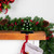 LED Lighted Shiny Christmas Tree Stocking Holder - 7" - Silver and Green - IMAGE 3