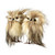 Set of 2 Brown and Ivory Owls Figures - IMAGE 6