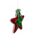 Plush Peppermint Star Christmas Ornament - 8" - Red and Green - IMAGE 4