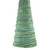 11.5" Green Fabric with Gold Garland Christmas Cone Tree - IMAGE 3