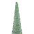 11.5" Green Fabric with Gold Garland Christmas Cone Tree - IMAGE 4