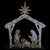 44" LED Lighted Holy Family Nativity Scene Outdoor Christmas Decoration - IMAGE 3