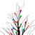 LED Lighted Frosted Retro Christmas Tree - 24" - Multicolor Lights - IMAGE 4