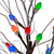 LED Lighted Frosted Retro Christmas Tree - 24" - Multicolor Lights - IMAGE 5