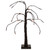 Pre-Lit Weeping Halloween Twig Tree - 24" - Black - LED Orange Lights - IMAGE 1