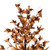 LED Lighted Autumn Harvest Artificial Maple Leaf Tree - 6' - Warm White Lights - IMAGE 4