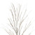 6' LED Lighted White Christmas Twig Tree - Warm White Lights - IMAGE 5