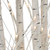 4' LED Lighted White Birch Twig Tree Cluster Christmas Decoration